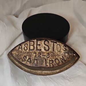 Vintage Sad Iron Doorstop